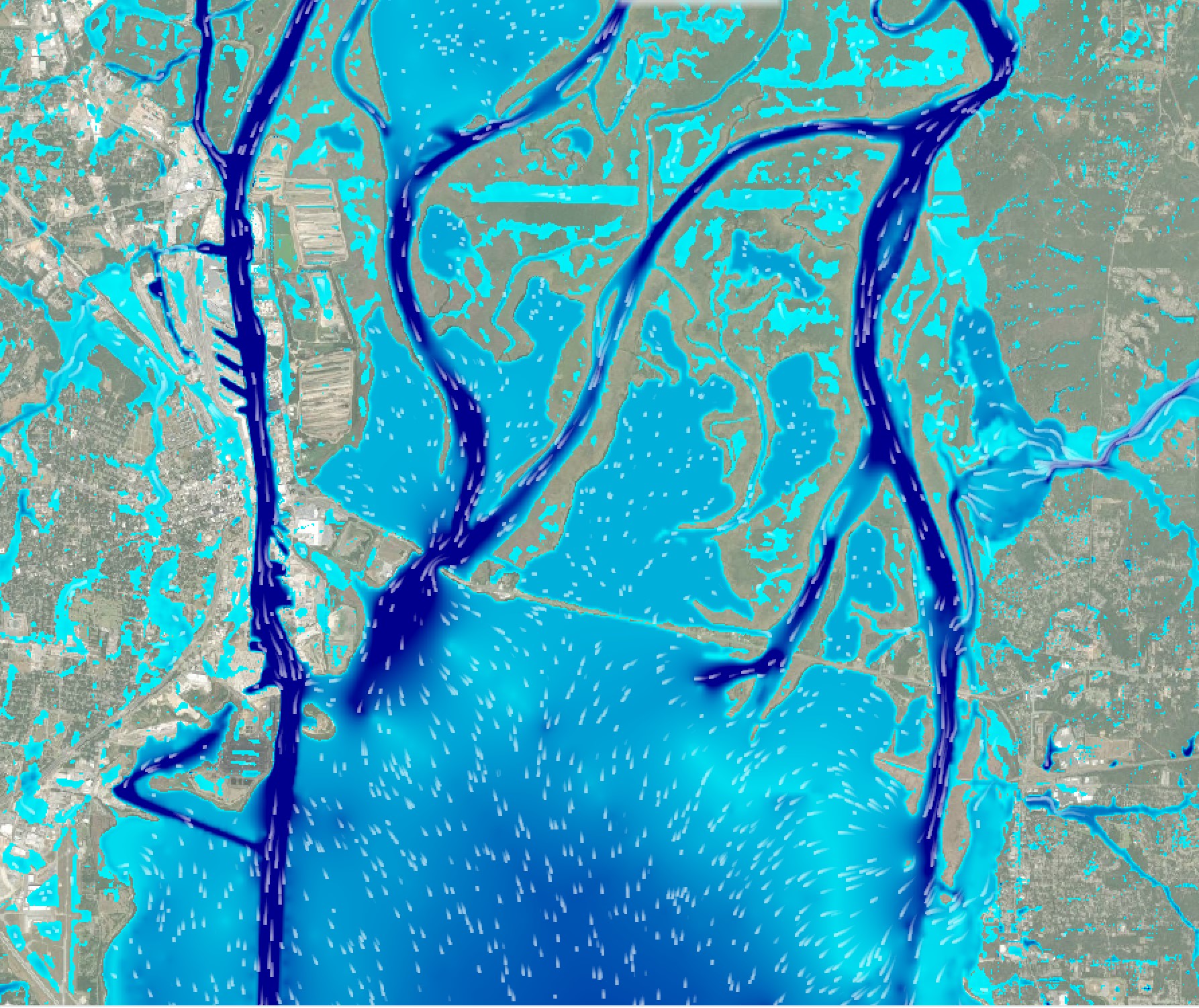 Flood & Coast Engineering | modeling of river system to determine base food elevations