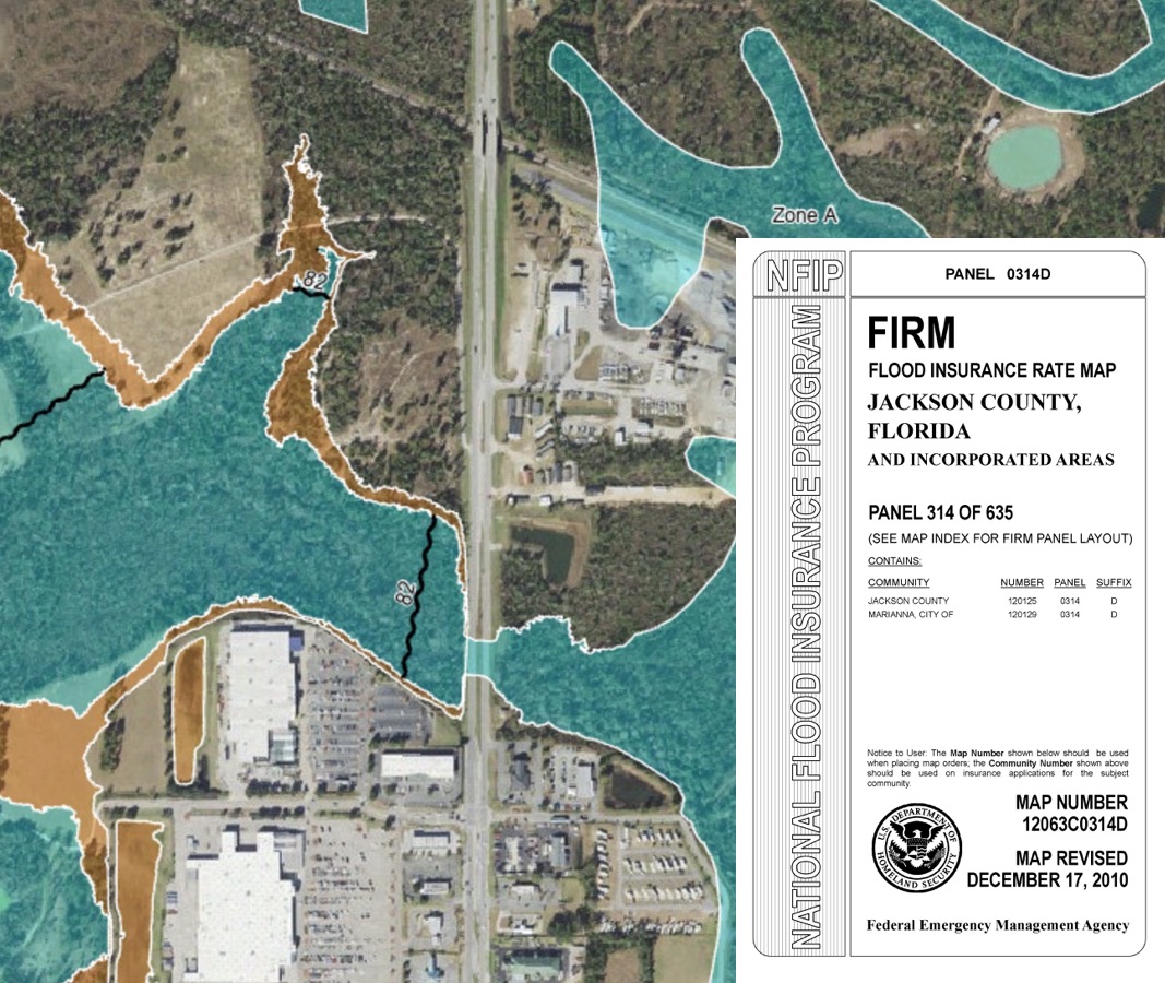 Flood & Coast Engineering | Example LOMR | CLOMR | FEMA flood map